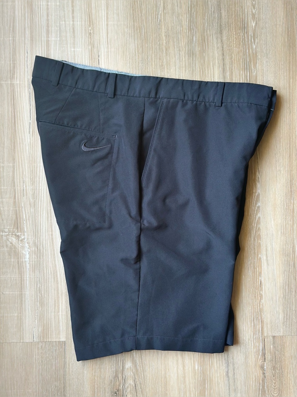 Nike Golf Shorts Mens Black Dri-FIT Flat Front Athletic Activewear Tech Size 34